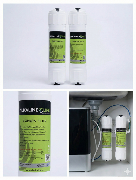 AlkalineLife Carbon and Sediment Filter: Pure, Healthy, and Affordable Water for Everyone